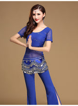 3 Pieces Belly Dancing Practice Wear Set