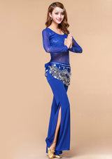 3 Pieces Belly Dancing Practice Wear Set