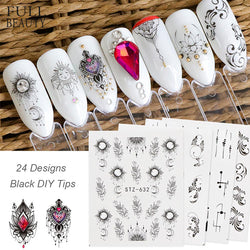 Special Set #3 - 24 Sheets Per Set | Mixed Art Nail Art Decals